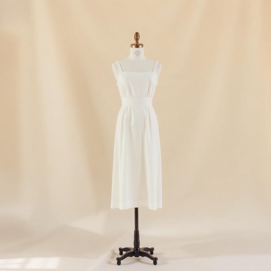 Linen Slip Midi Dress sample